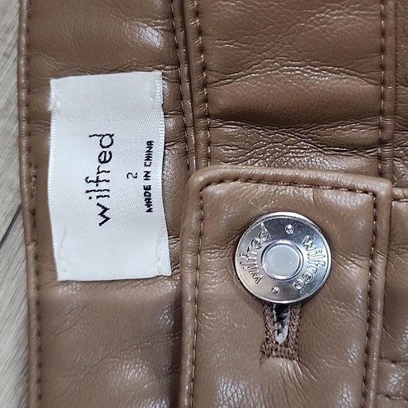 Wilfred pho leather pants size 2 - Picture 2 of 8